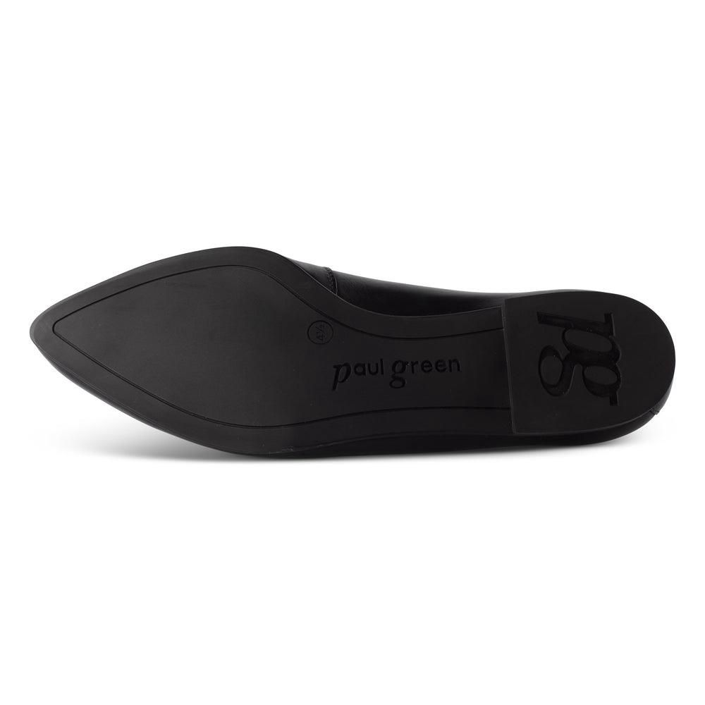 Flats Paul Green Jalen Noir Black Leather | MUB-9021984