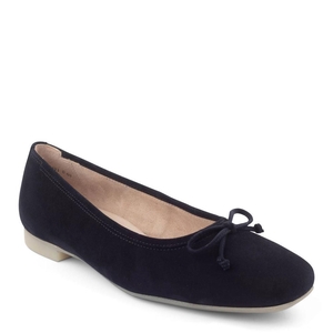 Flats Paul Green Mareva Bleu Blue Suede | WGO-9785565