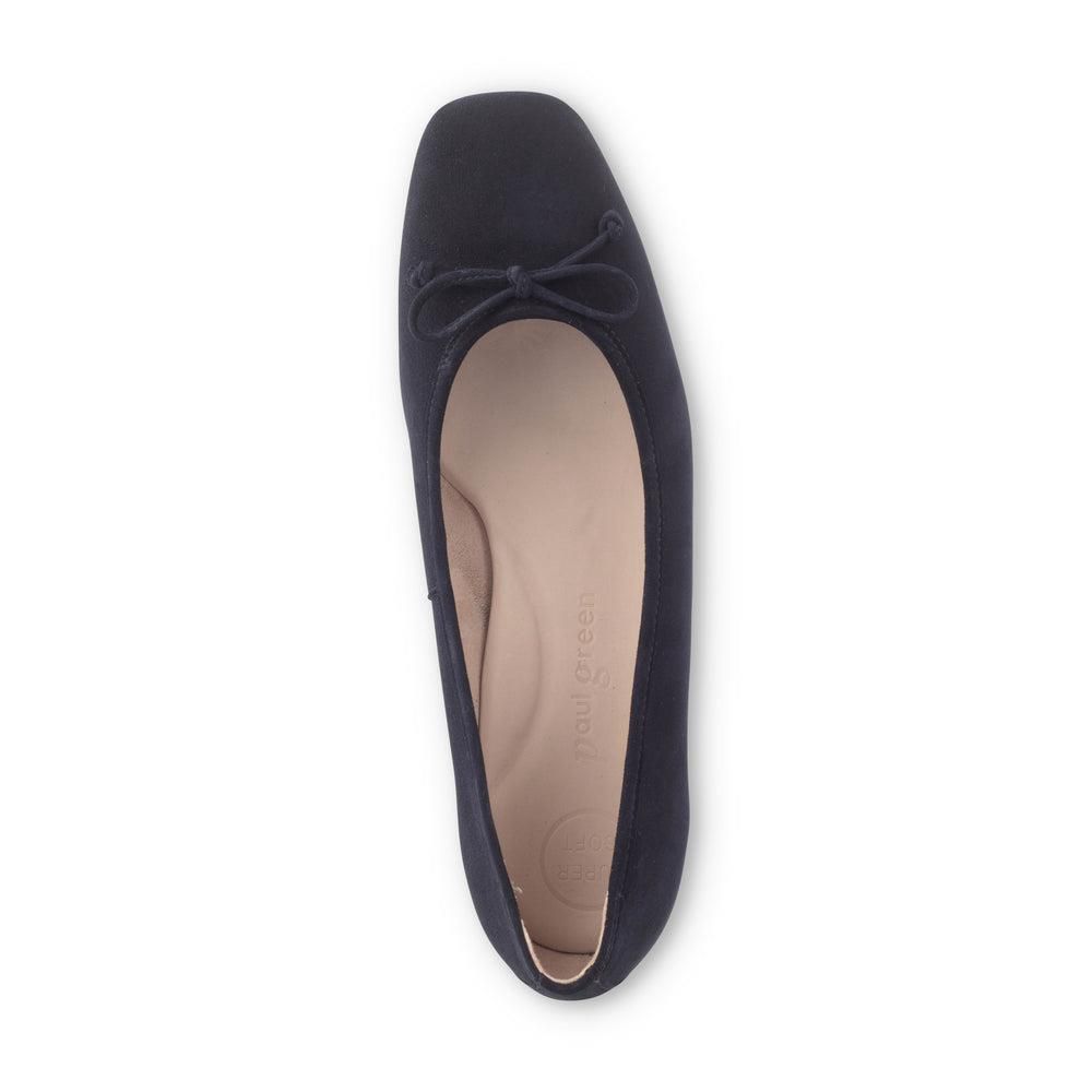 Flats Paul Green Mareva Bleu Blue Suede | WGO-9785565