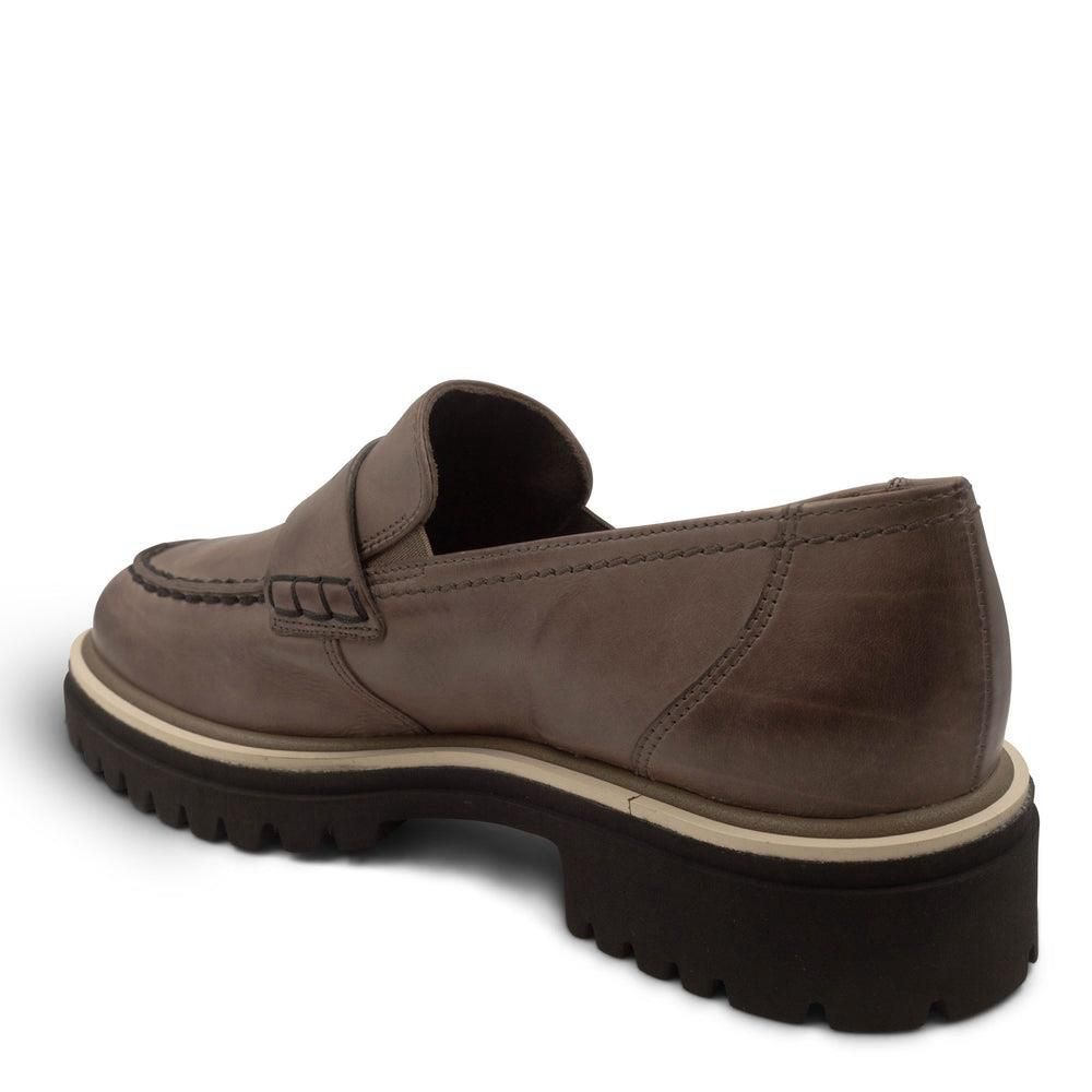 Mocassins Paul Green Justine Lug Marron Antelope Star Leather | HCX-1313543