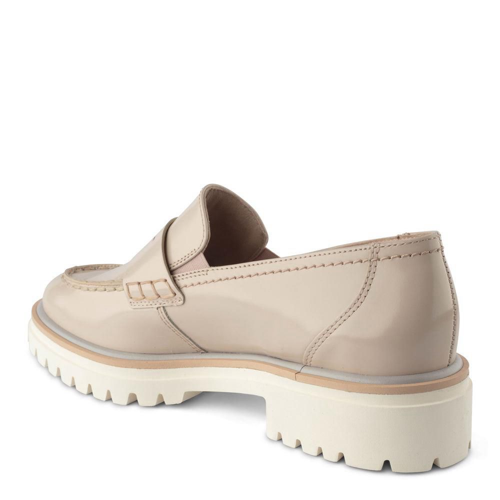 Mocassins Paul Green Lillian Beige Biscuit Brush Leather | FZB-7712014