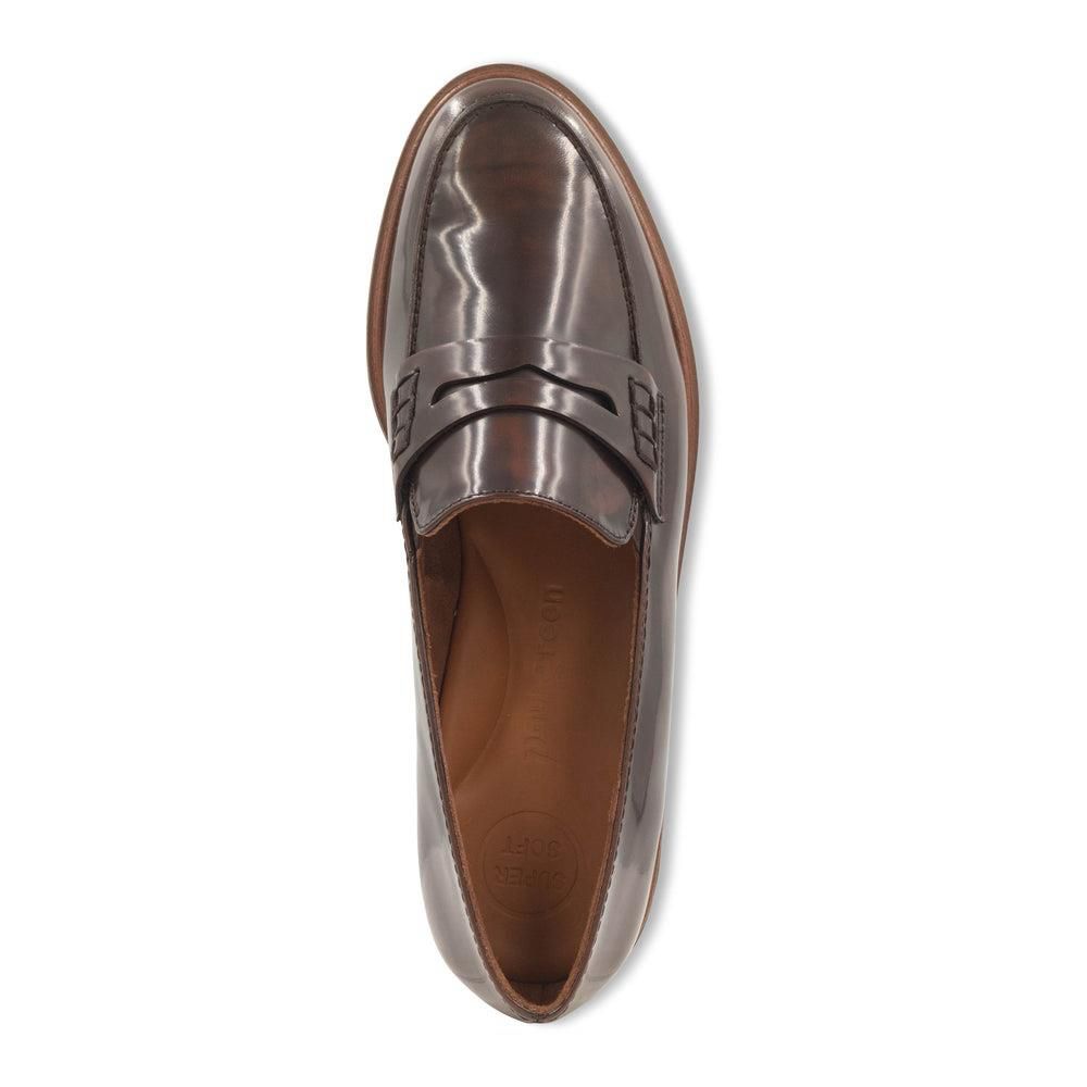 Mocassins Paul Green Jordan Lug Marron Saddle Polished Leather | HPB-2857990