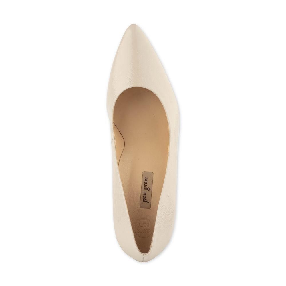 Escarpins Paul Green Libi Beige Biscuit Crinkled Patent | DFJ-5682718