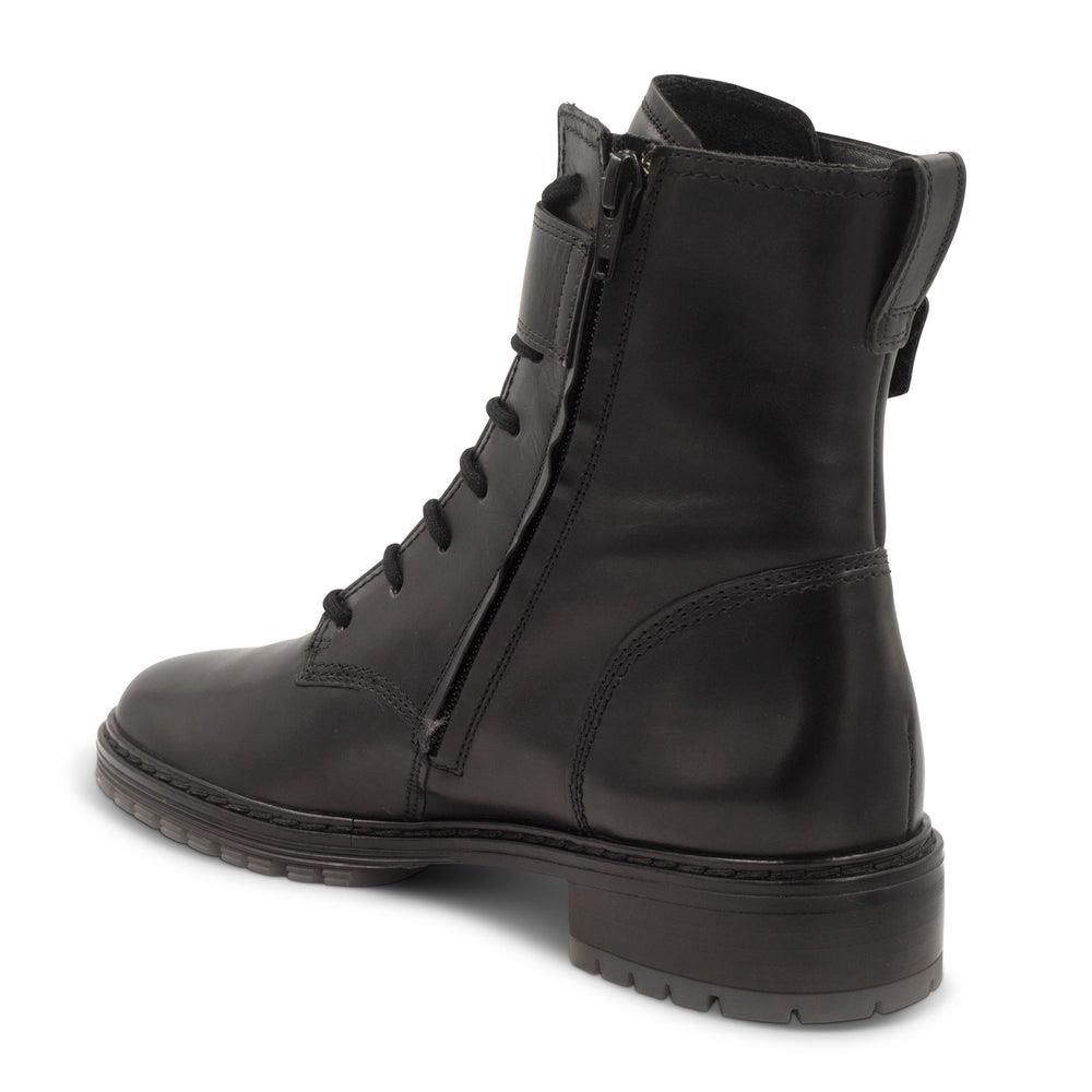 Bottes Paul Green Jared Noir Brushed Black Leather | GWV-5113882