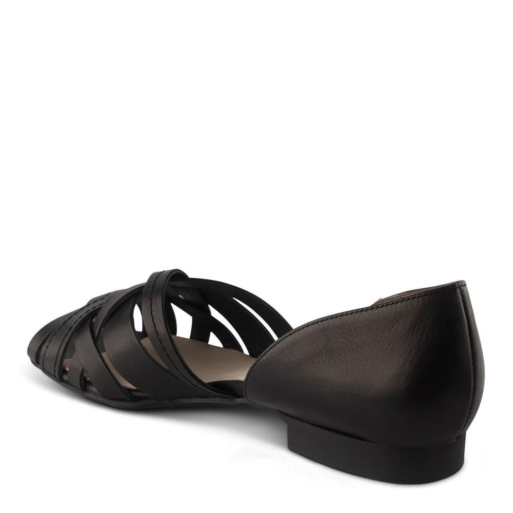 Flats Paul Green Lucia Noir Black Leather | EGB-9057235