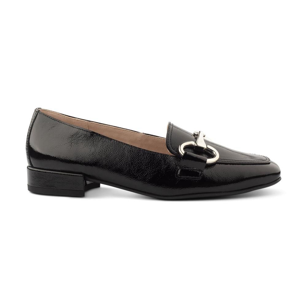 Flats Paul Green Lil Noir Black Crinkled Patent | GNO-1988979