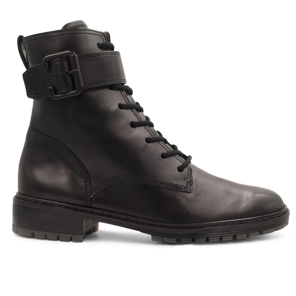 Bottes Paul Green Jared Noir Brushed Black Leather | GWV-5113882