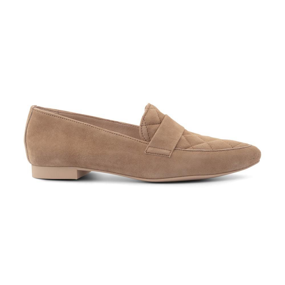 Flats Paul Green Jalen Marron Champagne Suede | HHU-4913400