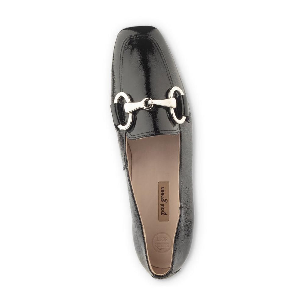 Flats Paul Green Lil Noir Black Crinkled Patent | GNO-1988979