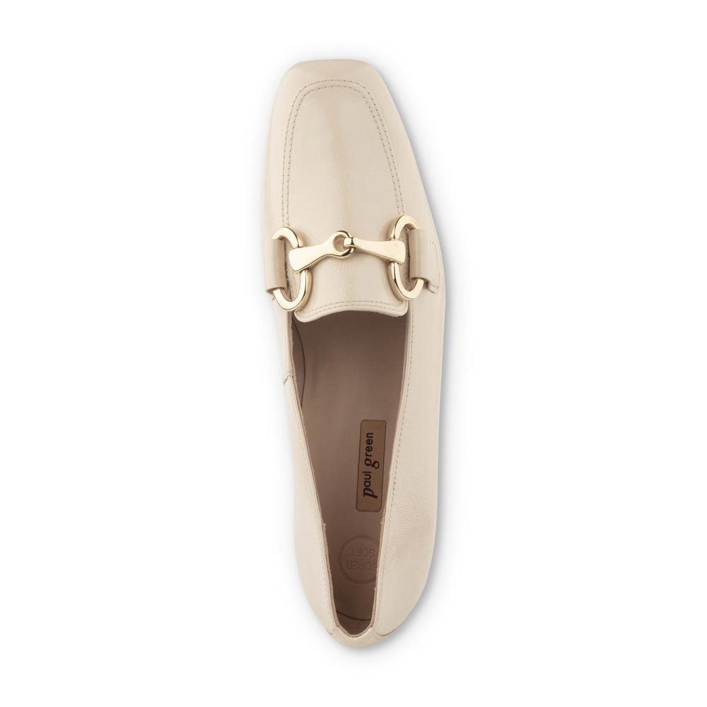 Flats Paul Green Lil Beige Biscuit Crinkled Patent | GJO-0082400