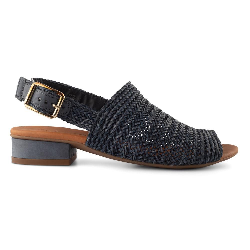 Sandales Paul Green Helena Bleu Indigo Woven | RQN-1194310