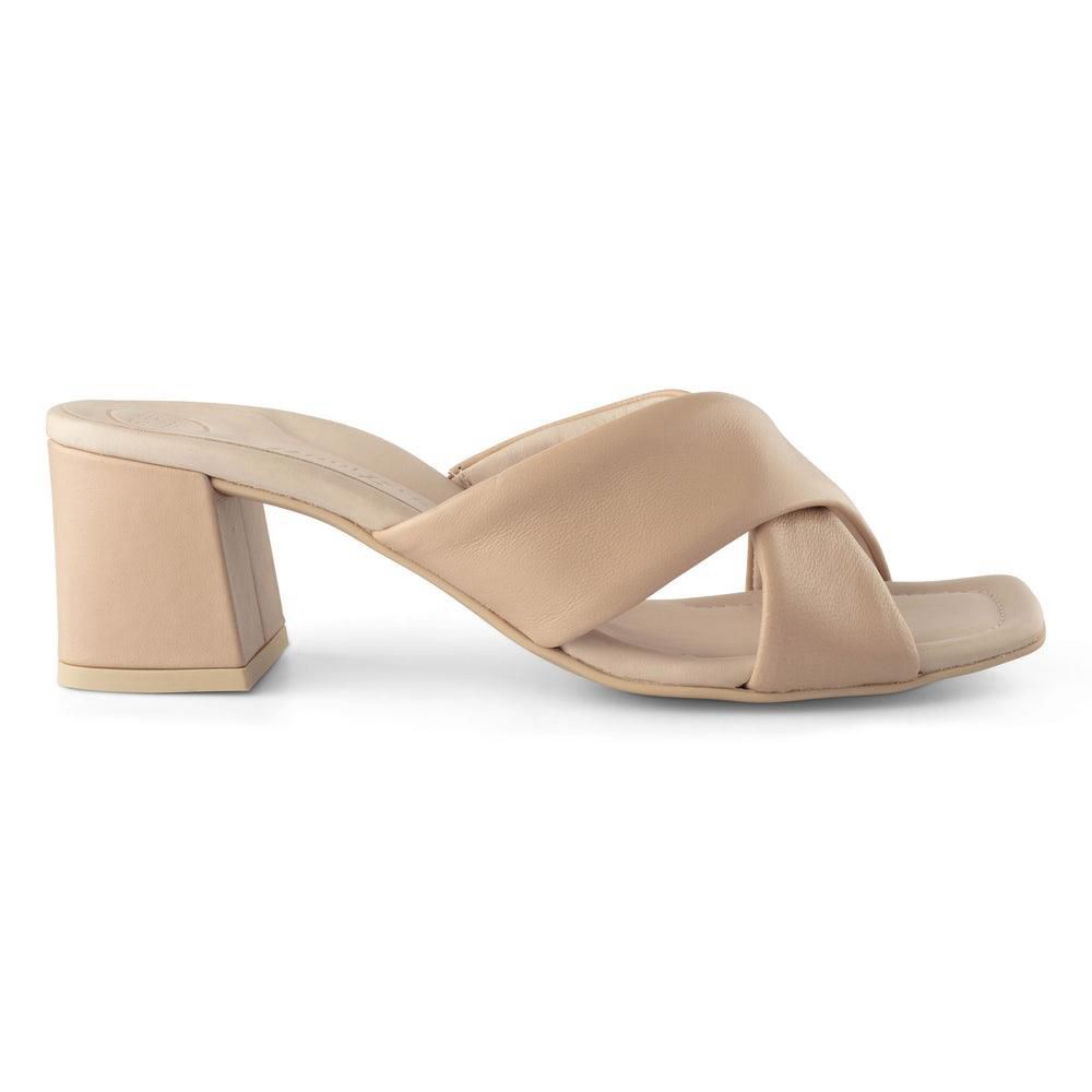 Sandales Paul Green Lauren Beige Biscuit Leather | VVG-8292751