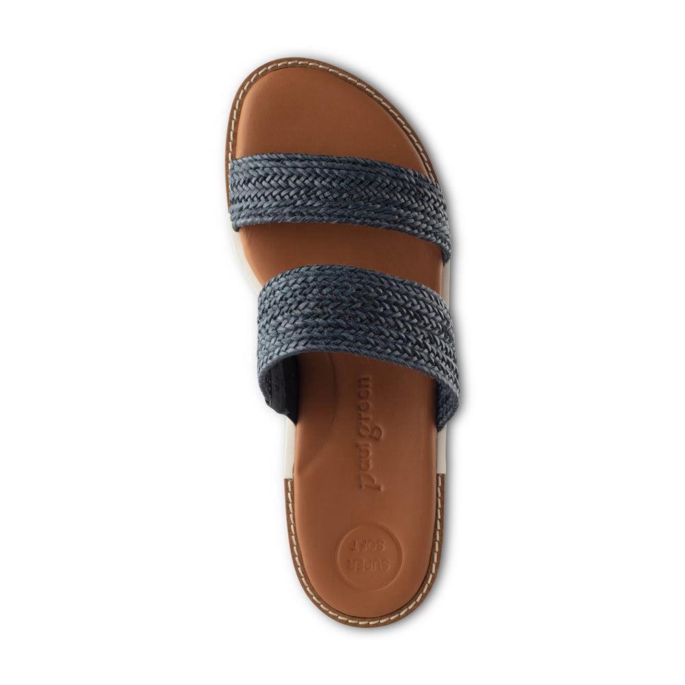 Sandales Paul Green Laguna Bleu Indigo Woven | WHC-4902394