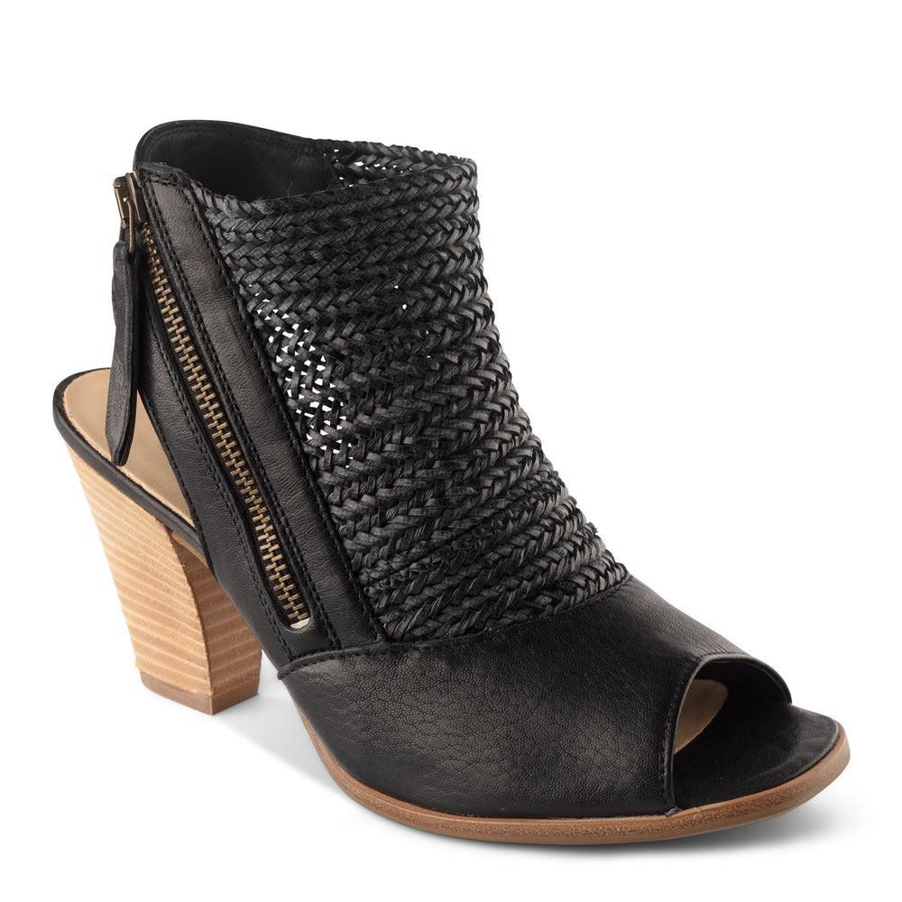 Sandales Paul Green Leilani Noir Black Woven | GTN-7323280