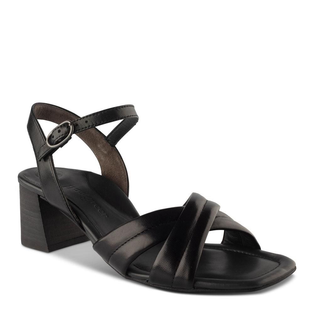 Sandales Paul Green Lexi Noir Black Leather | UNC-7791273