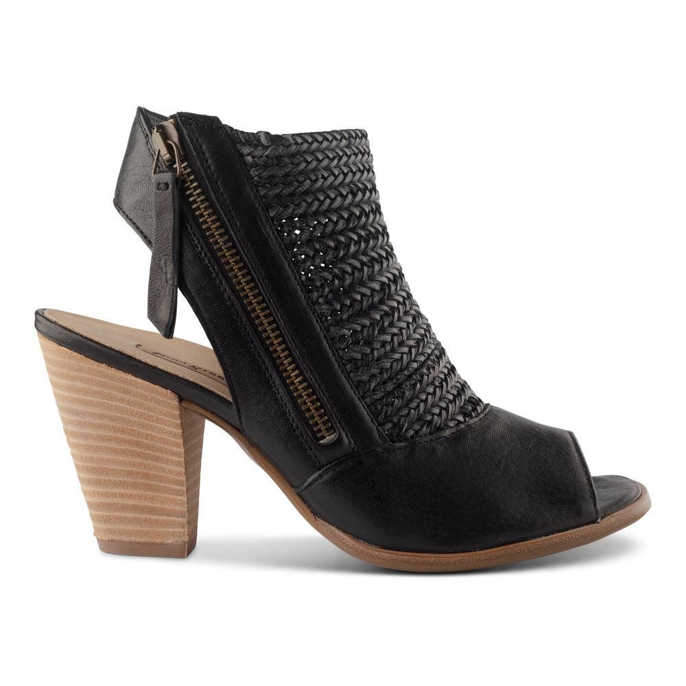 Sandales Paul Green Leilani Noir Black Woven | GTN-7323280