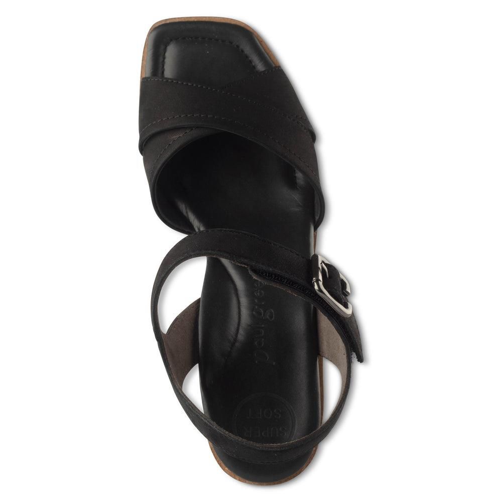 Sandales Paul Green Leora Noir Black Soft Napa | KML-9053607