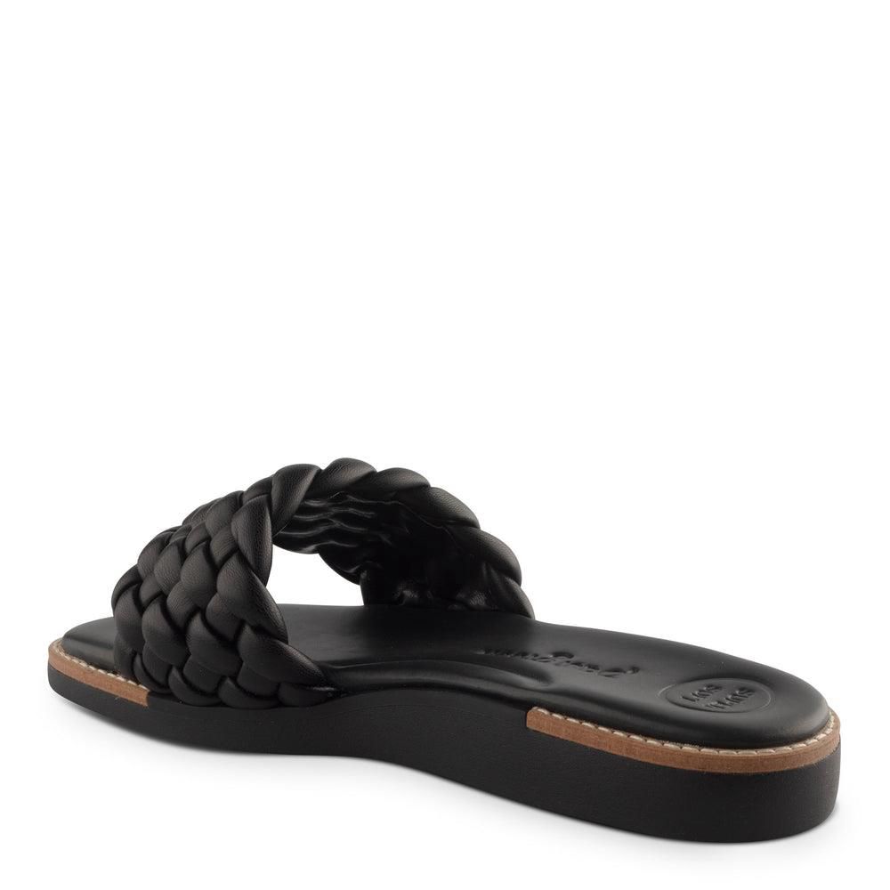 Sandales Paul Green Marcie Noir Black Soft Braid | QFH-5489108