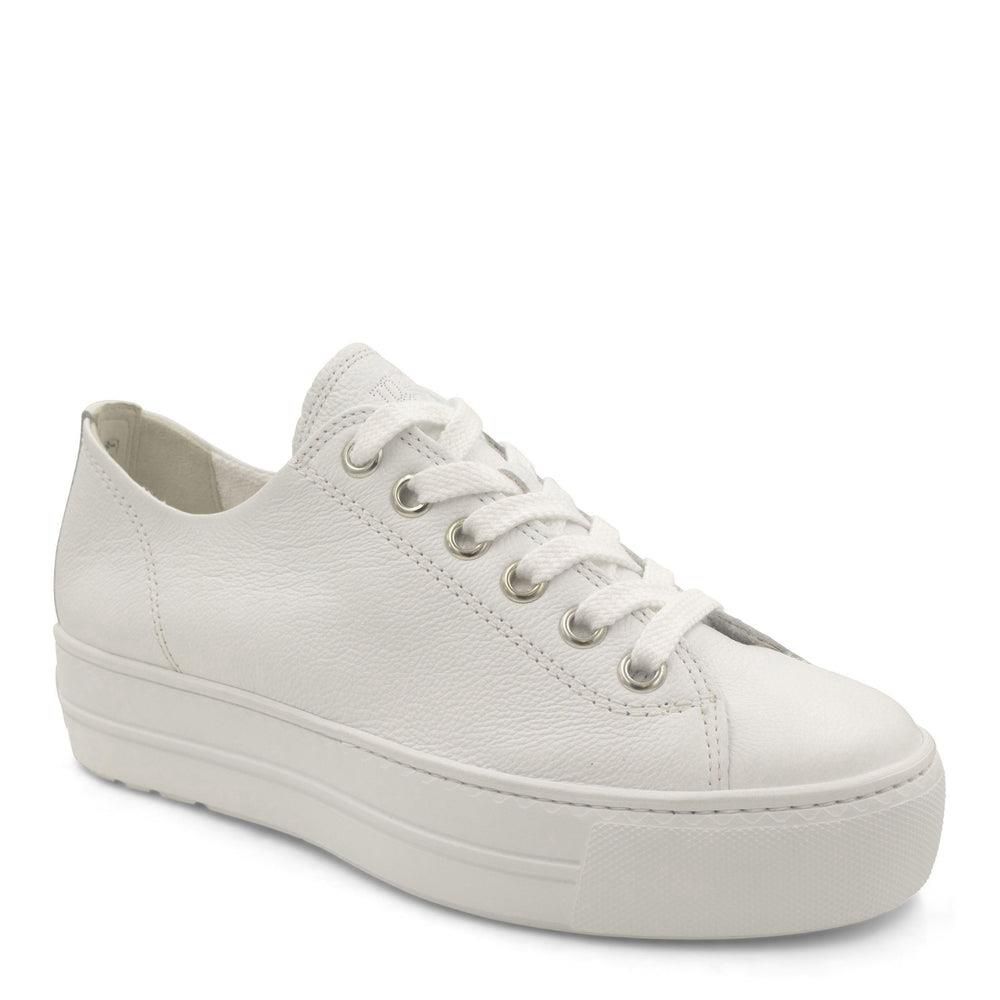 Baskets Paul Green Bixby Blanche White Leather | JSR-3937672