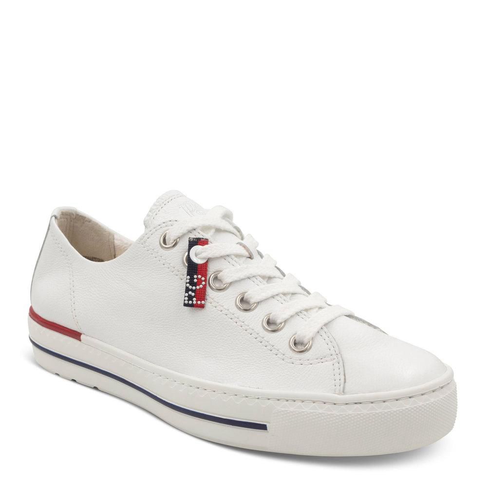 Baskets Paul Green Carly Blanche White Leather | MVY-9805516