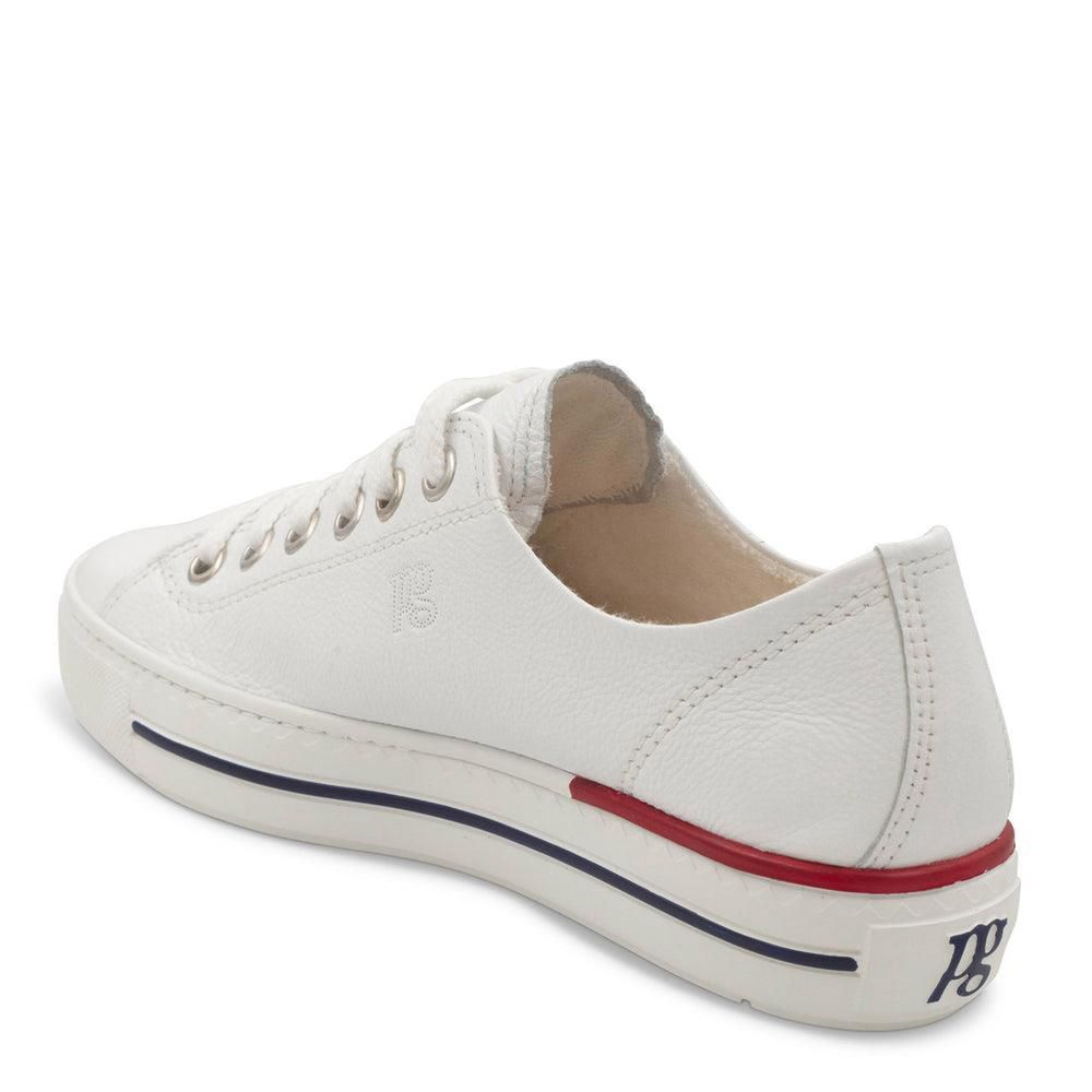 Baskets Paul Green Carly Blanche White Leather | MVY-9805516