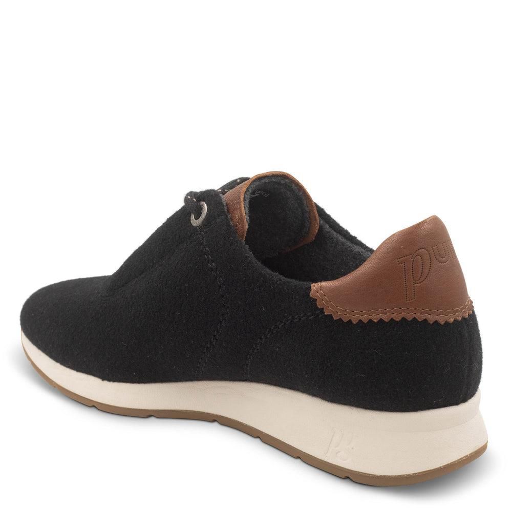 Baskets Paul Green Kalista Noir Black Merino Wool | YRN-3730462