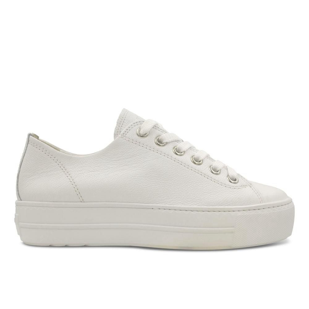 Baskets Paul Green Bixby Blanche White Leather | JSR-3937672