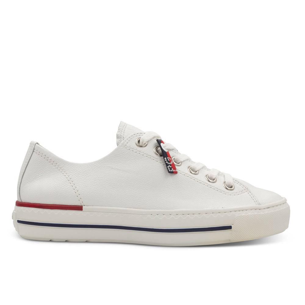 Baskets Paul Green Carly Blanche White Leather | MVY-9805516