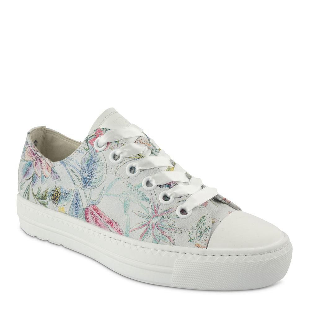 Baskets Paul Green Karina Multicolore Floral Leather | GDT-9446749