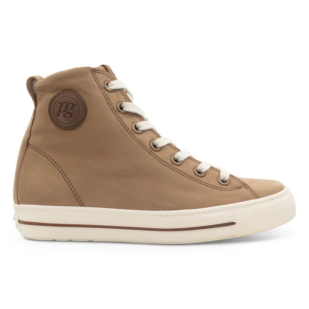 Baskets Paul Green Kara Marron Alpaca Fango Nubuck | DYW-7254956