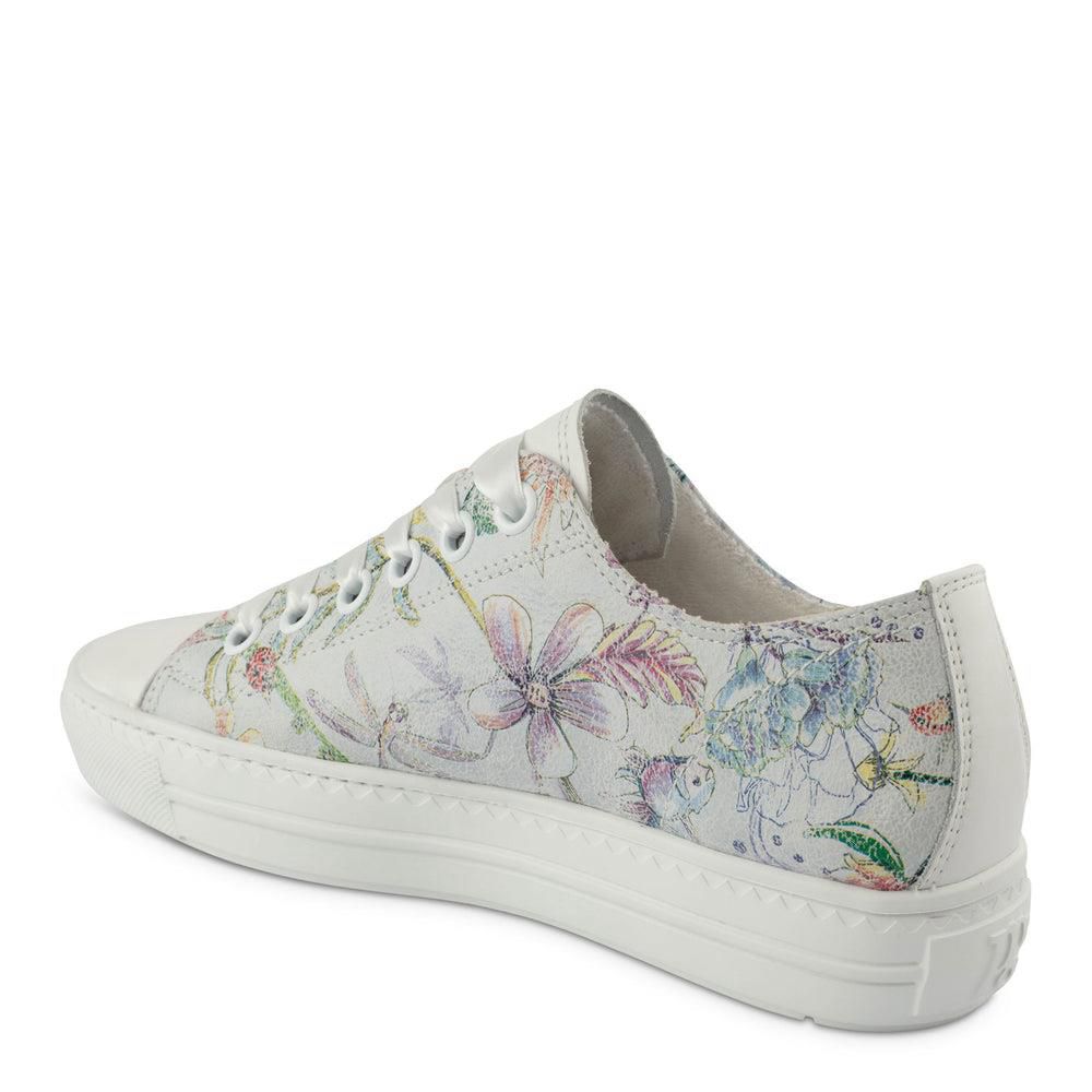 Baskets Paul Green Karina Multicolore Floral Leather | GDT-9446749