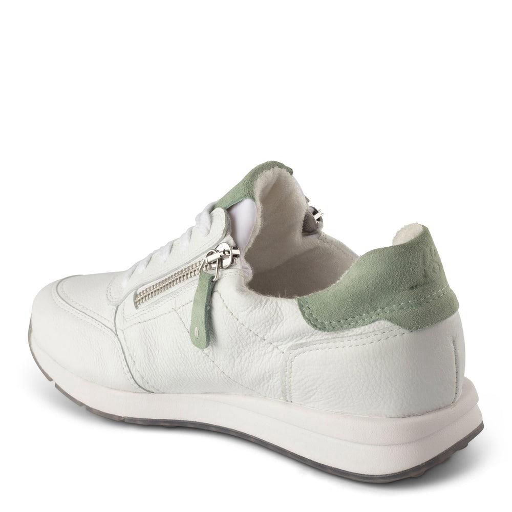 Baskets Paul Green Lux Golf Blanche Vert White Mint Combo | DMW-5968270